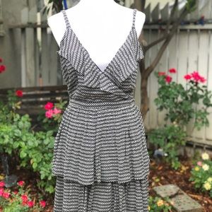 Bar III Ruffled Spaghetti Strap Dress